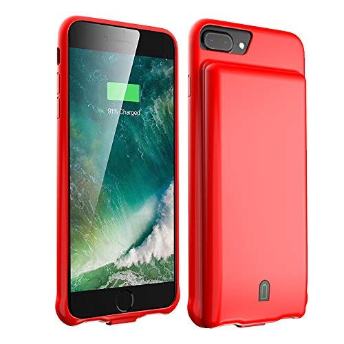 iPhone 6 6s 7 8 Battery Case, 4500mAh Portable Protective Charging Case Rechargeable Extended Battery Charger Case Compatible with iPhone 6 6s 7 8(4.7 in) Support Headphones Data Sync