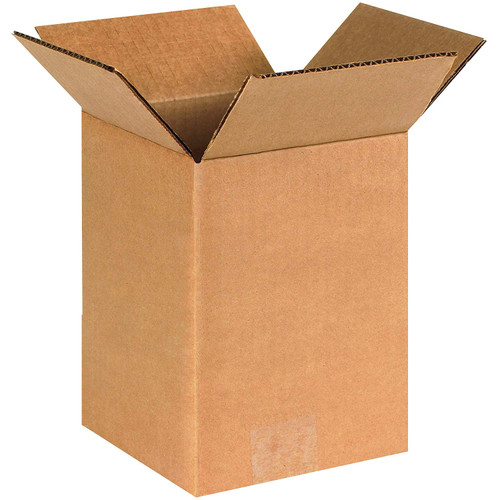 Partners Brand P668 Corrugated Boxes, 6'L x 6'W x 8'H, Kraft (Pack of 25)