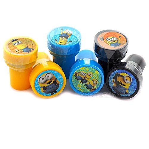 Despicable Me Minions Authentic Licensed Stampers Party Favors (10 Stampers)
