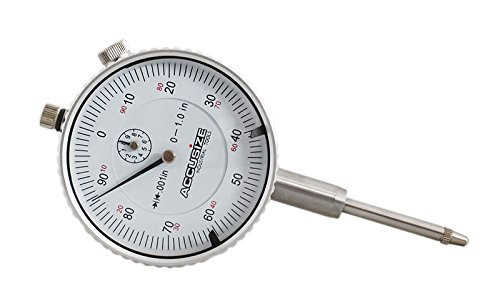 AccusizeTools - 0-1'' x 0.001'' Dial Indicator, #P900-S102