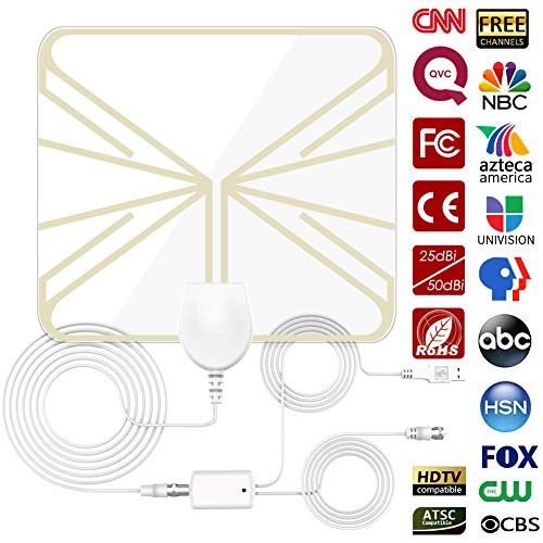 Pupgang TV Antenna, Indoor Amplified Digital HDTV Antenna 100 Miles Range TV Aerial Amplifier Signal Booster Support 4K 1080P HD VHF UHF All Television FreeView Local Channels 16 Foot Coaxial Cable Pupgang TV Antenna, Indoor Amplified Digital HDTV Antenna 100 Miles Range TV Aerial Amplifier Signal Booster Support 4K 1080P HD VHF UHF All Television FreeView Local Channels 16 Foot Coaxial Cable
