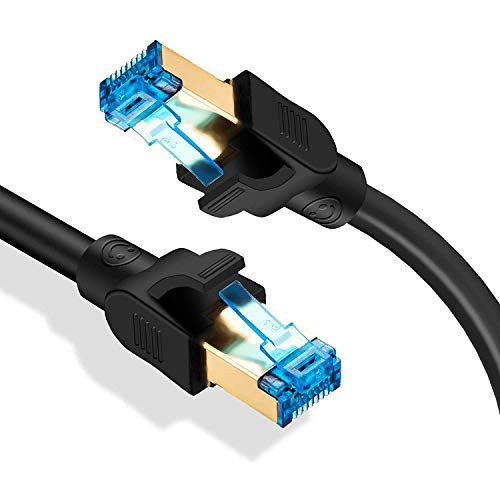 Cat8 Ethernet Cable 3ft, MORELECS 40Gbps 2000Mhz High Speed Gigabit SFTP LAN Network Internet Cables for Router, Modem, PS, Xbox Compatible with Cat7/Cat5/Cat5e/Cat6/Cat6e