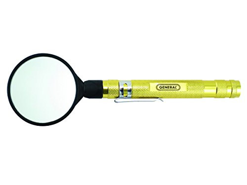General Tools 90557 Telescoping Round Inspection Mirror, 23 inches