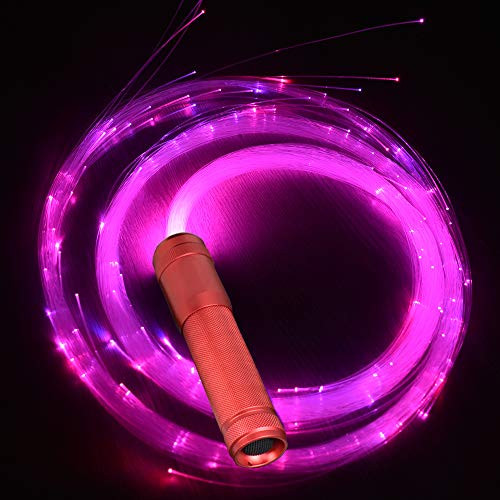YIHAIXINGWEI Fiber Optic Whip LED Sparkle Whip Dance Rave Toy Light Pixel Flow Lace Festival Party