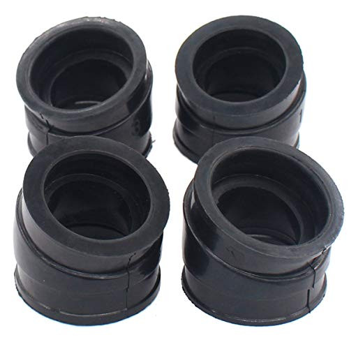 MOTOKU Pack of 4 Carburetor Intake Manifold Carb Flange Boot for Honda CB750C CB750F CB750K CB750L Nighthawk 750