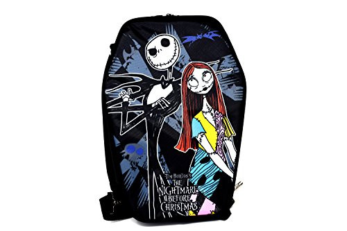 Nightmare Before Christmas Jack and Sally Coffin Backpack/Messenger Bag