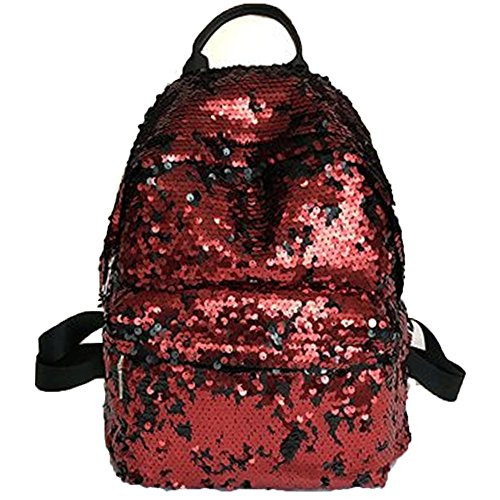 Girls Dazzling Sequins Backpack Women Fashion Casual Daypack Schoolbag Bookbag