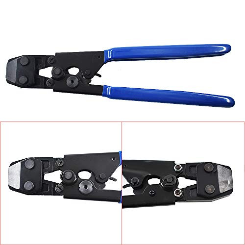 PEX Cinch Crimp Crimper Crimping Tool for PEX Hose Clamps Sizes from 3/8" to 1" PEX Cinch Crimp Crimper Crimping Tool for PEX Hose Clamps Sizes from 3/8" to 1"