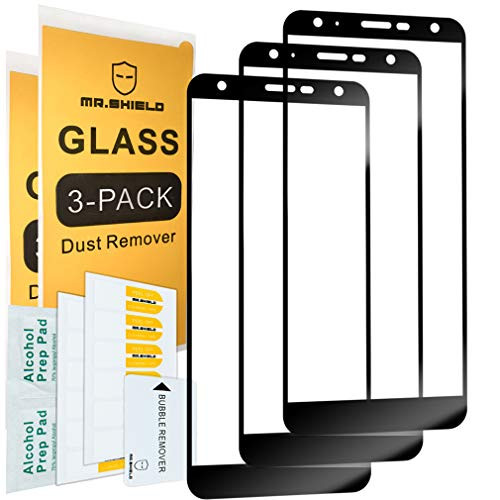 [3-Pack]-Mr.Shield for LG K40 [Japan Tempered Glass] [9H Hardness] [Full Cover] Screen Protector with Lifetime Replacement