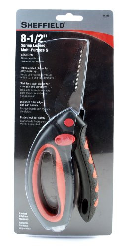 Sheffield 58330 8-1/2 Inch Spring Loaded Multi Purpose Scissors