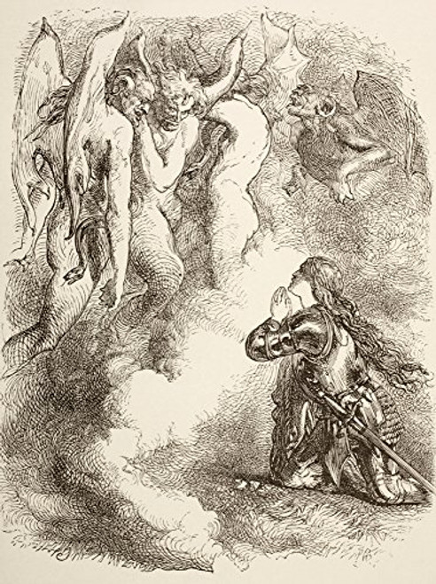 Illustration By Sir John Gilbert Of Joan La Pucelle Or Joan Of Arcs Fiends Abandoning Her In King Henry Vi Part I By William Shakespeare From The Illustrated Library Shakspeare Published London 1890 P