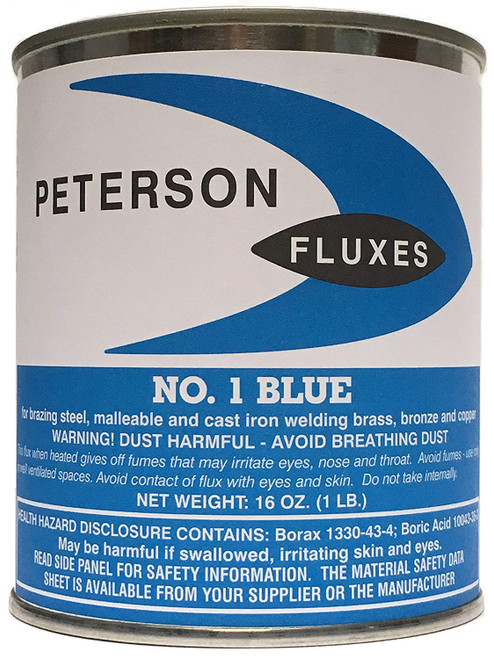 Peterson #1 Flux, Blue Powder, 1lb Can