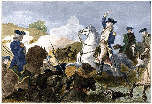Battle Of Monmouth 1778 Ngeneral George Washington At The Battle Of Monmouth New Jersey 28 June 1778 Engraving 19Th Century Poster Print by (18 x 24) Battle Of Monmouth 1778 Ngeneral George Washington At The Battle Of Monmouth New Jersey 28 June 1778 Engraving 19Th Century Poster Print by (18 x 24)