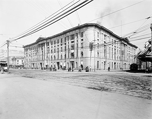 New Orleans Customs House Na View Of The US Customs House In New Orleans Louisiana Photographed C1895 Poster Print by (18 x 24)