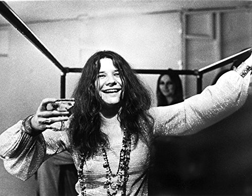 Janis Joplin backstage Photo Print (10 x 8)