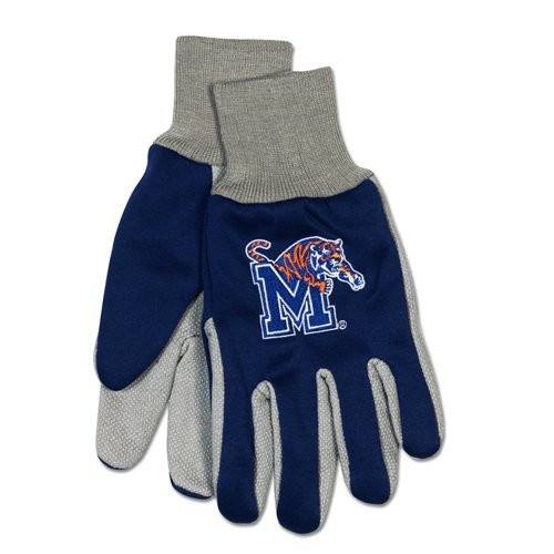 University Of Memphis Gloves - Adult Two Tone