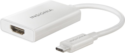 Insignia USB Type-C-to-HDMI Adapter - White - Model: NS-PU369CH-WH Insignia USB Type-C-to-HDMI Adapter - White - Model: NS-PU369CH-WH