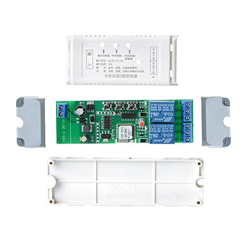 Anmbest 2 Channel DC 12v 24v 32v WiFi Inching Self-Locking Interlock Relay Delay Switch Module