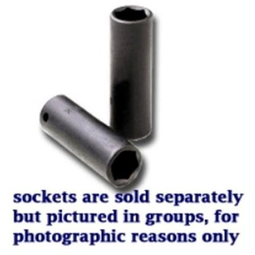 SK Hand Tool 34267 1/2-Inch Drive Deep Impact Socket, 17mm