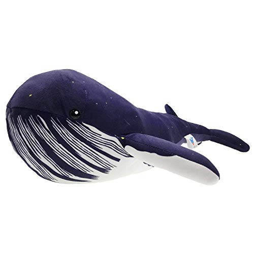 Whale Stuffed Animal Lifelike Whale Plush Pillow Cuddly Stuffed Sea Animal Creative Gift for Kids Fluffy Companion Decoration 24"