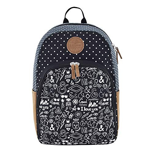 MOZIONI School Backpack, Coffee Break Collection, Limited Edition.