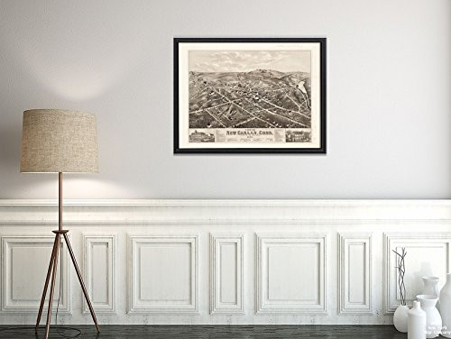 1878 Map|Title: View of New Canaan, Conn : 1878|Notes: Bird's-Eye View. Includes Ill. and Index to Points of Interest.