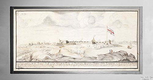 1705 Map|Title: Fort William & Mary on Piscataqua River in The Province of New Hampshire on The Cont 1705 Map|Title: Fort William & Mary on Piscataqua River in The Province of New Hampshire on The Cont