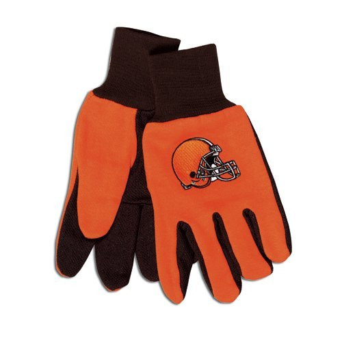 Cleveland Browns Gloves - Adult Two Tone