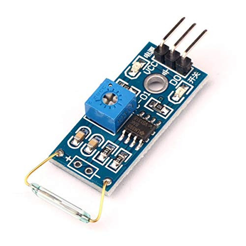 ARCELI 5Pcs Reed Sensor Module Magnetron Module with Normally Open Reed Magnetic Switch