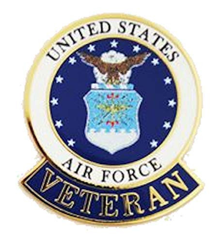 EagleEmblems United States Air Force Veteran Logo Emblem Lapel / Hat Pin