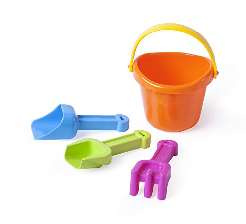 Miniland Baby Sand Set with Bucket, Scoop, Rake & Shovel