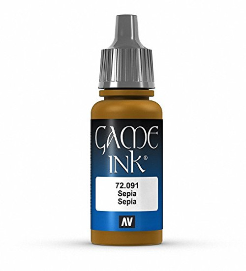 Vallejo Game Color Sepia Paint, 17ml