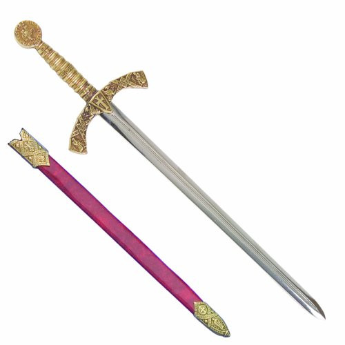 Denix Knights Templar Letter Opener with Scabbard