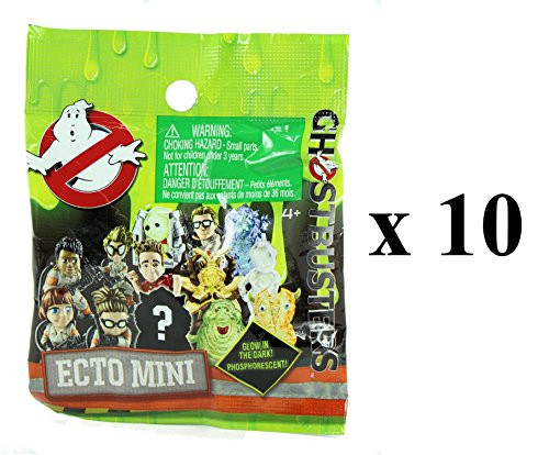 Ghostbusters Glow in the Dark Ecto Minis Figures Mystery Blind Party Bag Pack of 10