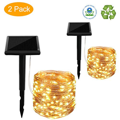 Solar String Lights Outdoor 75 LED String Lights Solar Powered Outdoor Waterproof Decorative Copper Solar Fairy Lights for Patio,Wedding,Bedroom,Christmas,Holiday,Garden,Party ( Warm White 2Pack) Solar String Lights Outdoor 75 LED String Lights Solar Powered Outdoor Waterproof Decorative Copper Solar Fairy Lights for Patio,Wedding,Bedroom,Christmas,Holiday,Garden,Party ( Warm White 2Pack)