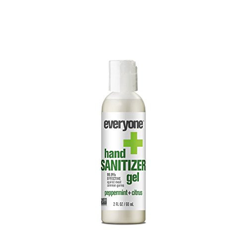 Everyone Hand Sanitizer Gel, Peppermint and Citrus, 2oz, 6 Count