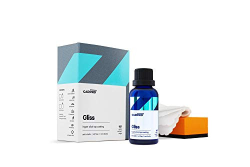 CarPro GLISS V2 - 30ml Kit - Ceramic Coating - Hyper Smooth Hydrophobic Nano Top-Coat
