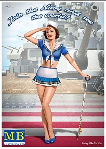 JOIN THE NAVY AND SEE THE WORLD PIN-UP SERIES KIT 4 SUZIE 1/24 MASTER BOX 24004