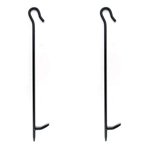Panacea Products 15347 30" Black Fireplace Poker, 2 Pack