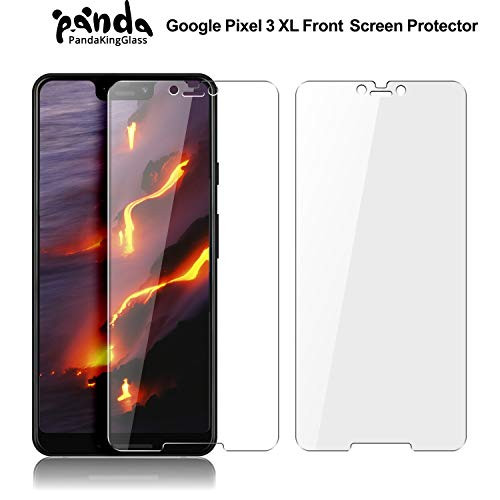 Pixel 3 XL Screen Protector Glass (2-Pack), PandaKingGlass Google Pixel 3 XL Tempered Glass Screen Protector for Pixel 3 XL, 2018 (2 Pack)