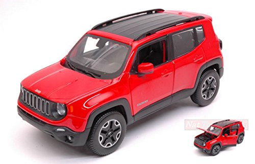 NEW Maisto MI31282R Jeep Renegade 2015 RED 1:24 MODELLINO DIE CAST Model