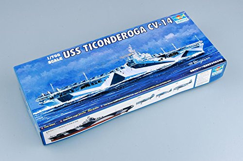 Trumpeter 1/700 USS Ticonderoga CV14 Aircraft Carrier Model Kit Trumpeter 1/700 USS Ticonderoga CV14 Aircraft Carrier Model Kit