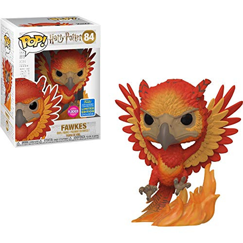 Funko Fawkes [Flocked] (2019 Summer Con Exc) Pop Vinyl Figure & 1 Compatible Graphic Protector Bundle (41534 - B)
