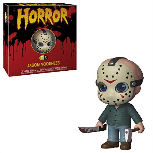 Funko Jason Voorhees 5 Star Vinyl Figure & 1 Classic Horror Movies Trading Card Bundle (34012)