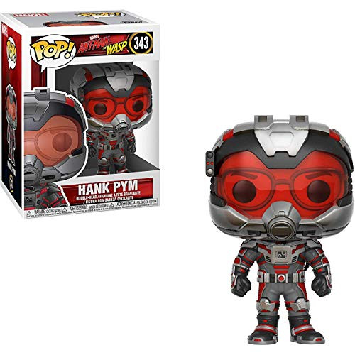 Hank Pym: Ant-Man and The Wasp x Funko POP! Marvel Vinyl Figure & 1 POP! Compatible PET Plastic Graphical Protector Bundle [#343 / 30800 - B]