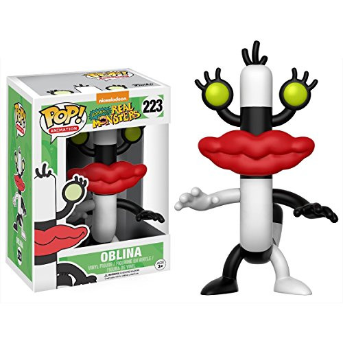 Funko Oblina: Nickelodeon Aaahh!!! Real Monsters x POP! Animation Vinyl Figure & 1 POP! Compatible PET Plastic Graphical Protector Bundle [#223 / 13048 - B]