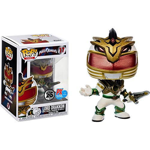 Funko Lord Drakkon [25th Years] (PX Exclusive): Power Rangers x POP! TV Vinyl Figure & 1 POP! Compatible PET Plastic Graphical Protector Bundle [#017 / 31371 - B]