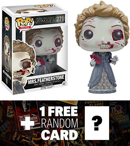 Mrs. Featherstone: Funko POP! x 'Pride + Prejudice + Zombies' Vinyl Figure + 1 FREE Classic Horror Movies Trading Card Bundle [75446]