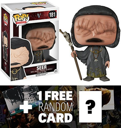 Seer: Funko POP! x Vikings Vinyl Figure & 1 American TV Themed Trading Card Bundle (45593) Seer: Funko POP! x Vikings Vinyl Figure & 1 American TV Themed Trading Card Bundle (45593)