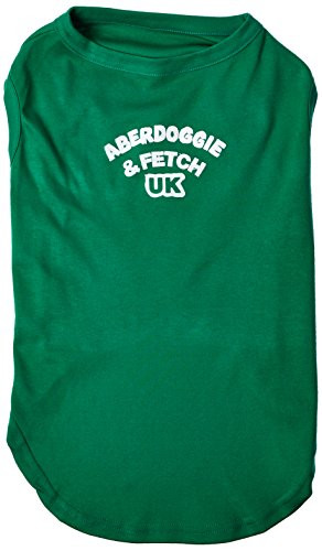 Mirage Pet Products 20-Inch Aberdoggie United Kingdom Screenprint Shirts, 3X-Large, Emerald Green